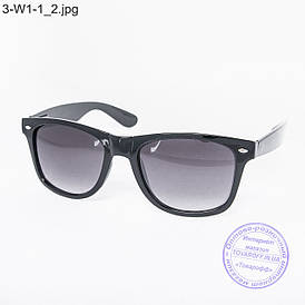Окуляри сонцезахисні Вайфарер (Wayfarer) чорні - 3-W1-1