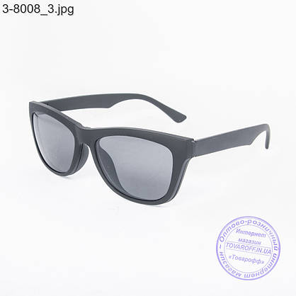 Имиджевые очки с накладными солнцезащитными стеклами - 8008, фото 4
