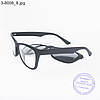 Имиджевые очки с накладными солнцезащитными стеклами - 8008, фото 8