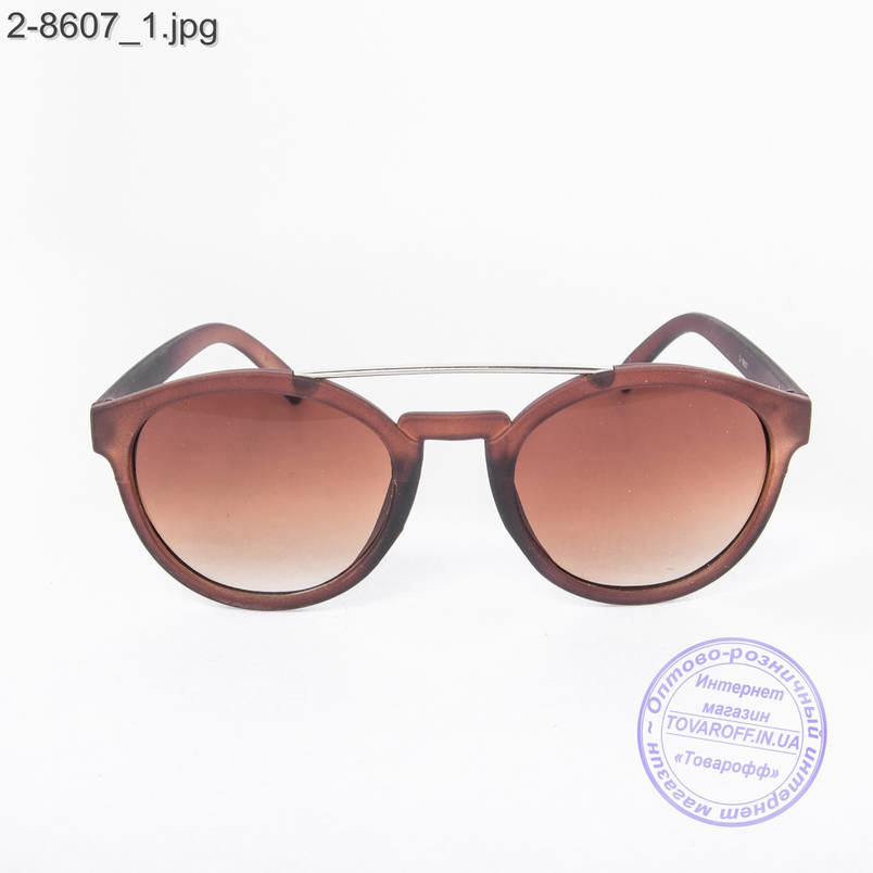 Сонцезахисні окуляри унісекс - коричневі - 2-8607, фото 2