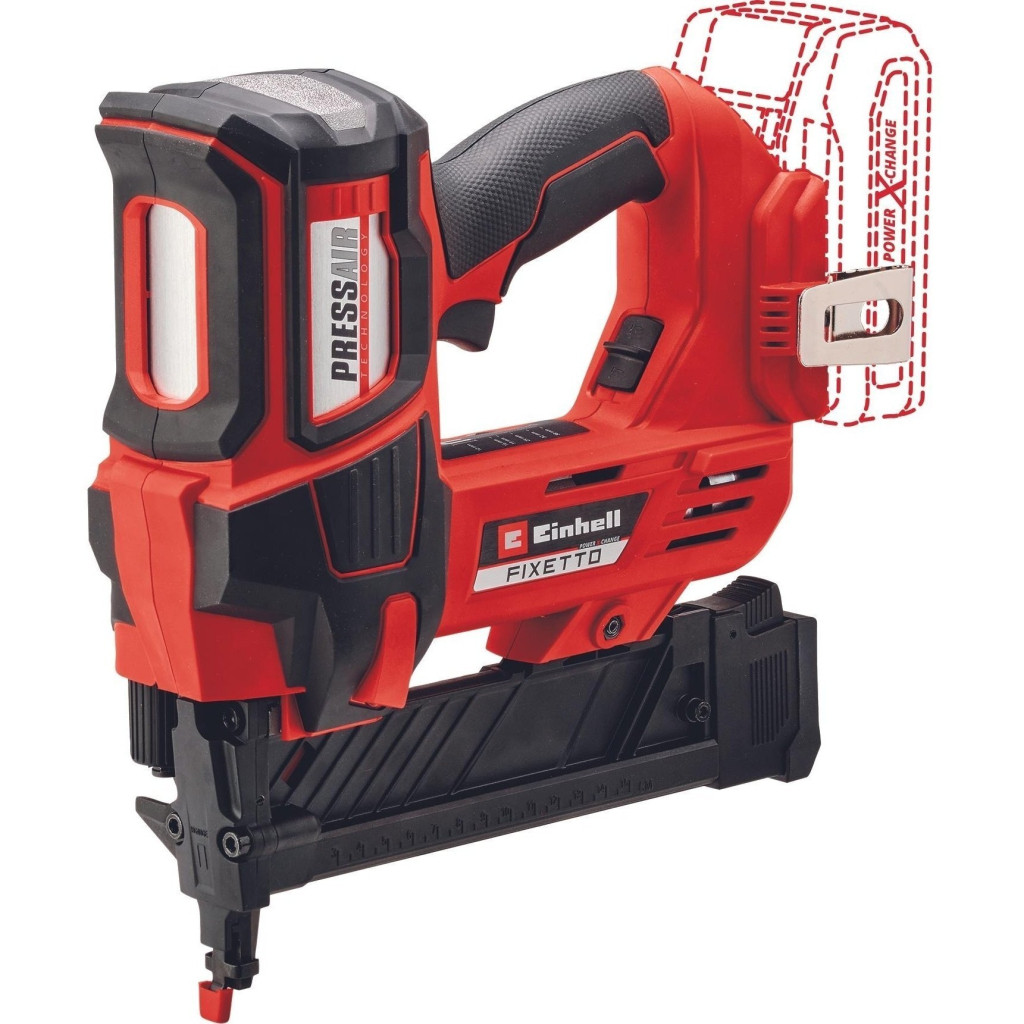 Степлер будівельний Einhell FIXETTO 18/38 Solo PXC 18В під скоби 10-38мм 60п/хв (без АКБ та ЗП) (4257785) l, фото 1