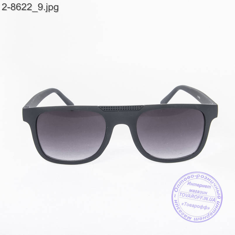 Сонцезахисні окуляри унісекс - чорні - 2-8622, фото 2