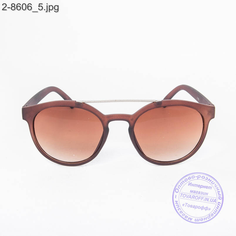 Сонцезахисні окуляри унісекс - коричневі - 2-8606, фото 2