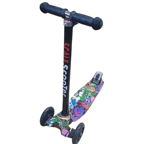 Самокат Best Scooter MAXI фіолетовий абстракція, фото 1