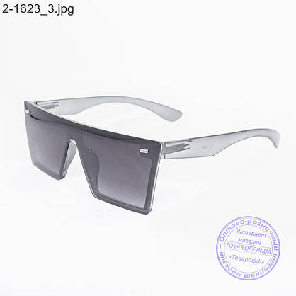 Модні квадратні сонцезахисні окуляри - 2-1623, фото 3