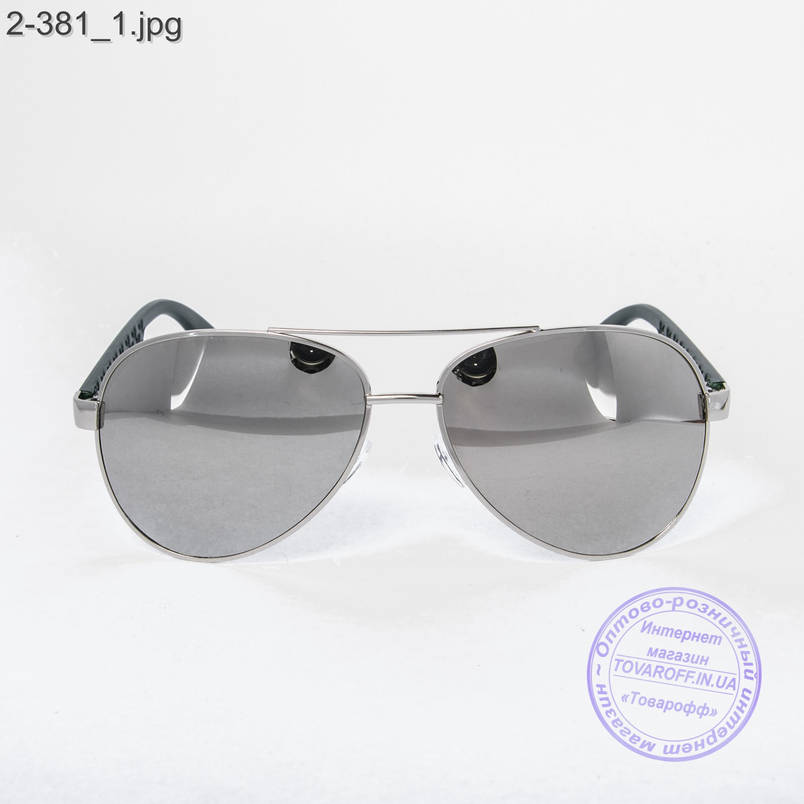 Сонцезахисні окуляри Авіатор дзеркальні - 2-381, фото 2