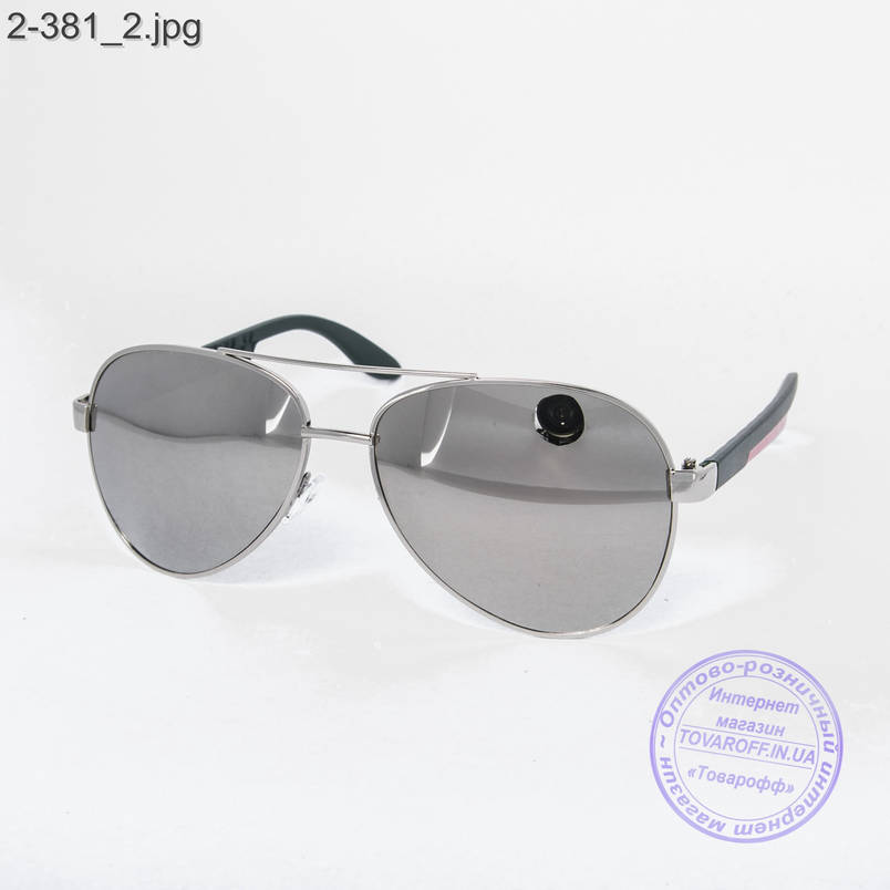 Сонцезахисні окуляри Авіатор дзеркальні - 2-381, фото 1