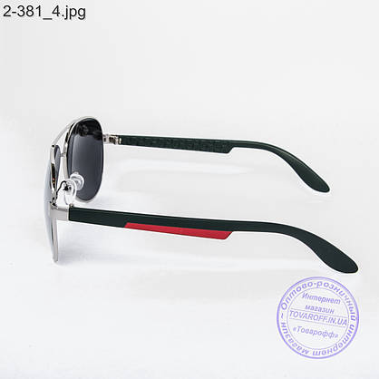 Сонцезахисні окуляри Авіатор дзеркальні - 2-381, фото 4