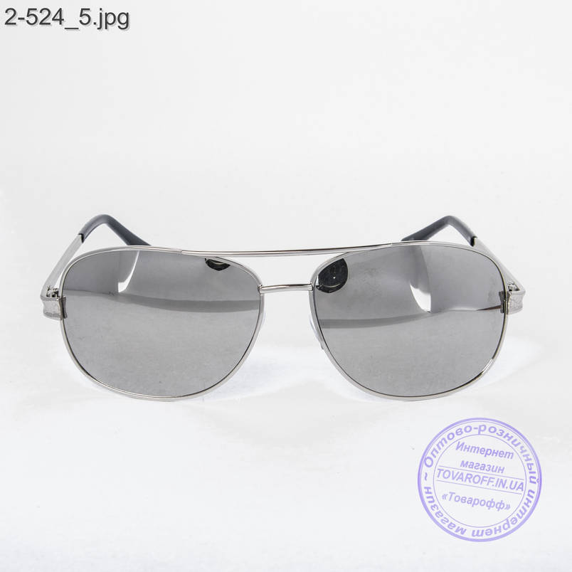 Чоловічі сонцезахисні окуляри з дзеркальними лінзами - 2-524, фото 2