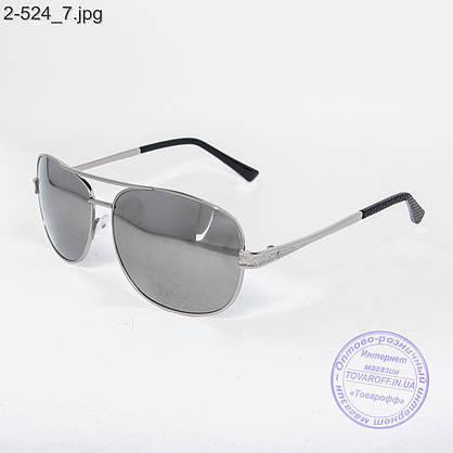 Чоловічі сонцезахисні окуляри з дзеркальними лінзами - 2-524, фото 3