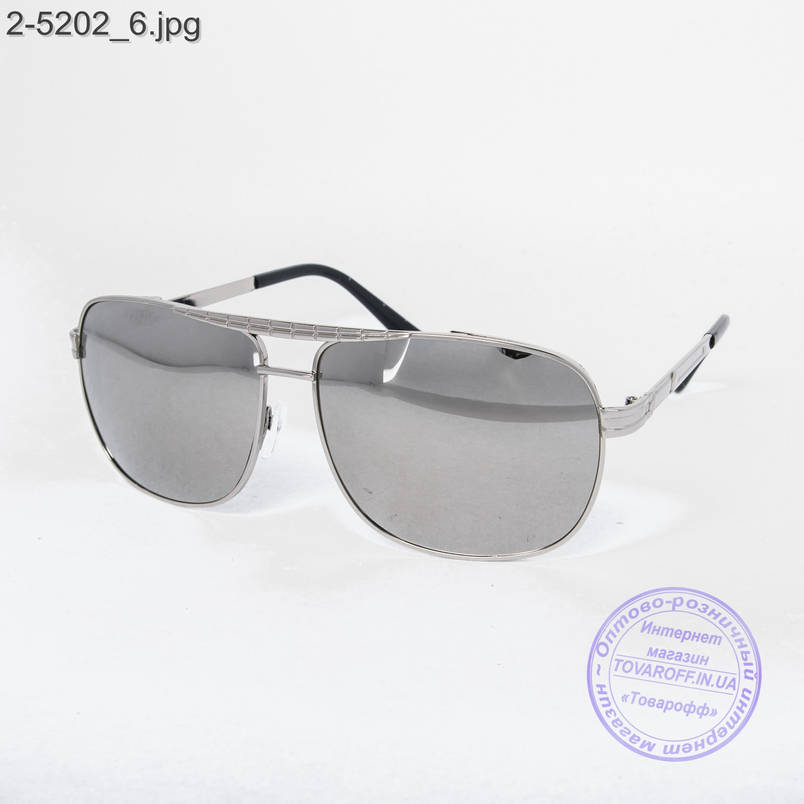 Чоловічі сонцезахисні окуляри з дзеркальними лінзами - 2-5202, фото 1