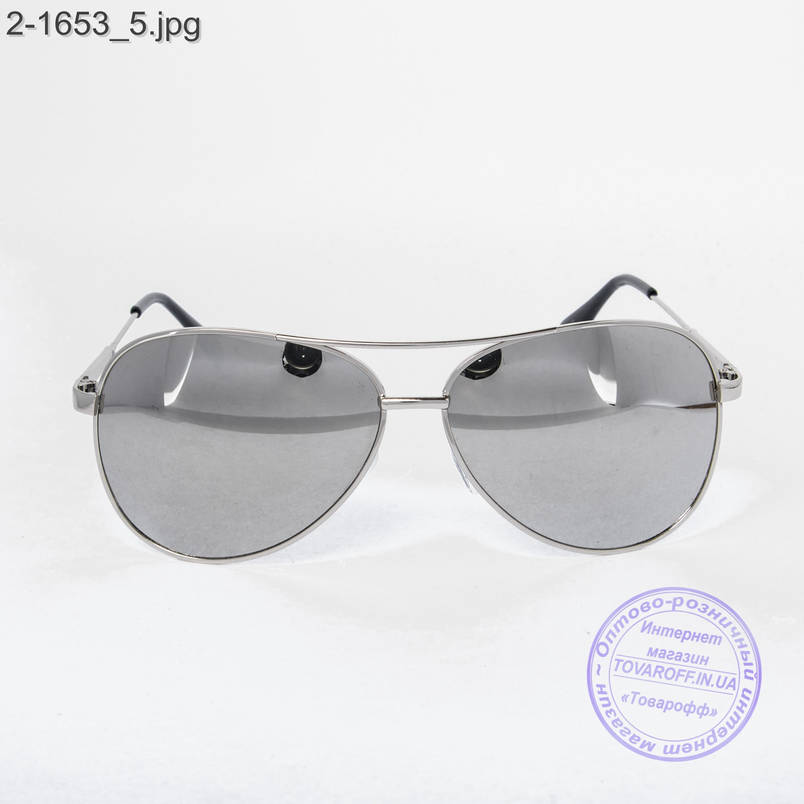 Сонцезахисні окуляри Авіатор дзеркальні - 2-1653, фото 2