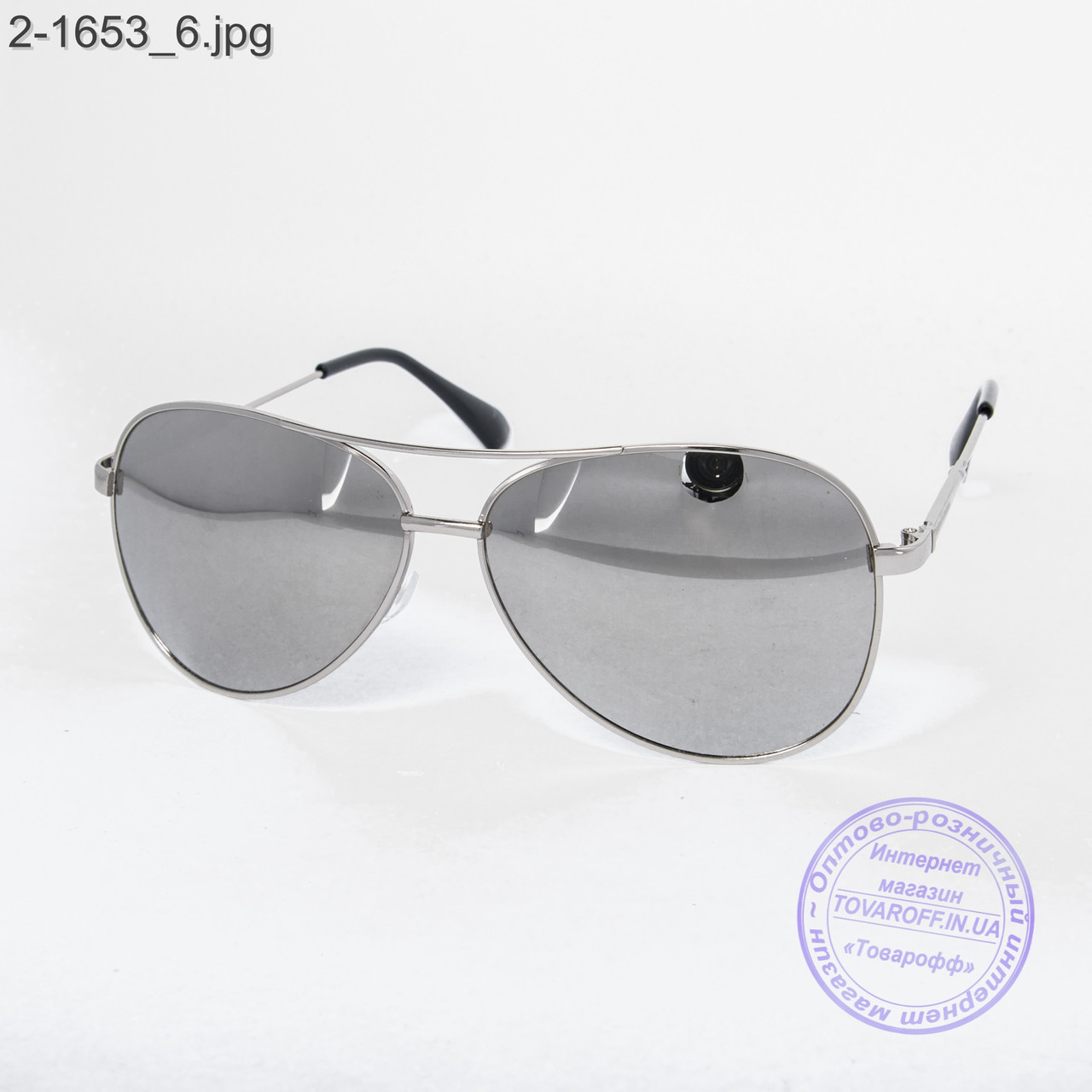 Сонцезахисні окуляри Авіатор дзеркальні - 2-1653