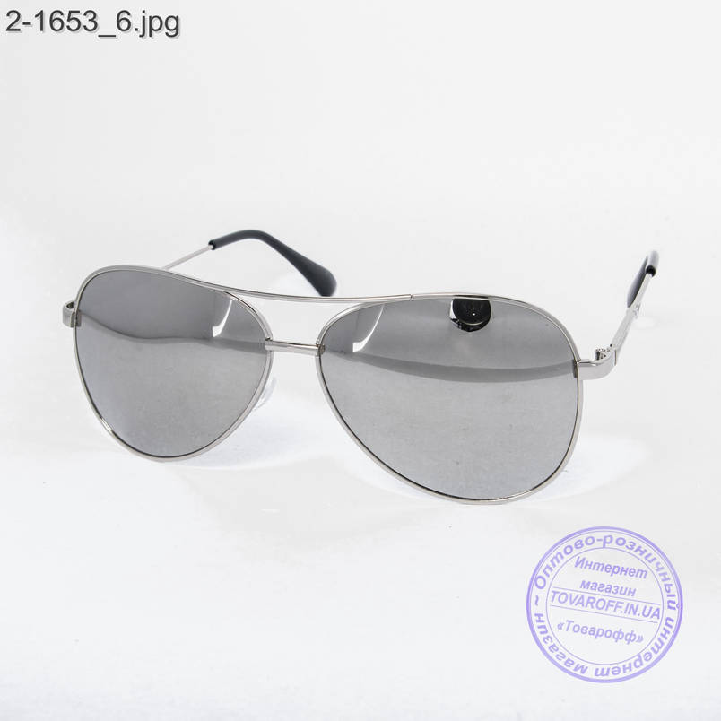Сонцезахисні окуляри Авіатор дзеркальні - 2-1653, фото 1