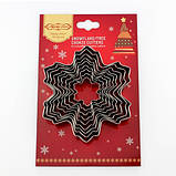 Набір вирубок Сніжинки з 9 шт., фото 2