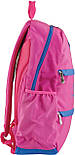 Рюкзак підлітковий ортопедичний шкільний рожевий 554051 YES, фото 4
