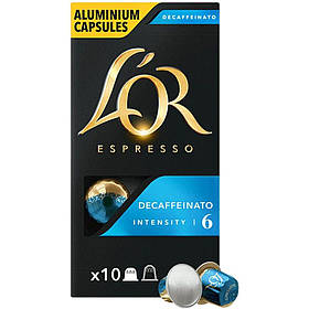 Кава в капсулах L'or Espresso Decaffeinato Nespresso 10шт [156768]