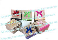 Подарочные коробки маленькие с подушечкой набор 6шт 8,5х5,5х5,5 см