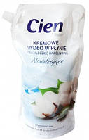 Жидкое крем-мыло Cien с экстрактом айвы и молочка хлопка 1л