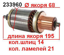 Якір (ротор) для стартера Denso Clark Ford Freightliner International Kenworth Mack Peterbilt Sterling