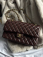 Chanel Classic 2.55 Medium Chocolate/Gold