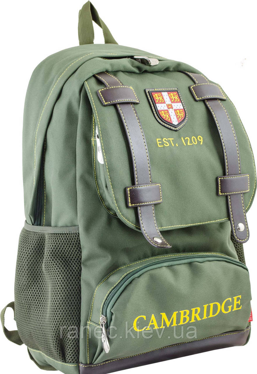 Ранець підлітковий Cambridge CA 080 зелений 554025 YES