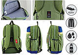 Рюкзак шкільний підлітковий  095 зелений 554133 YES, фото 2