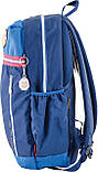 Рюкзак шкільний підлітковий  095 синій 554037 YES, фото 3