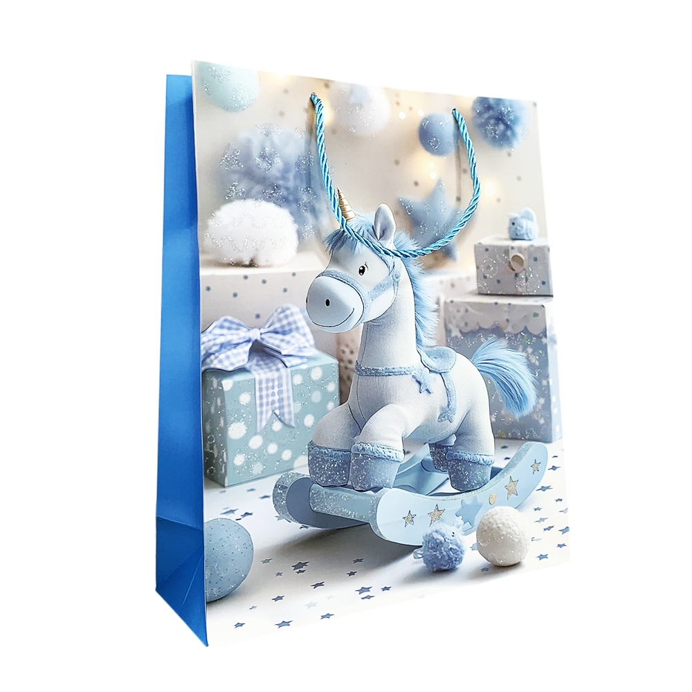 Пакет подарунковий 32*26 (Єдиноріг)