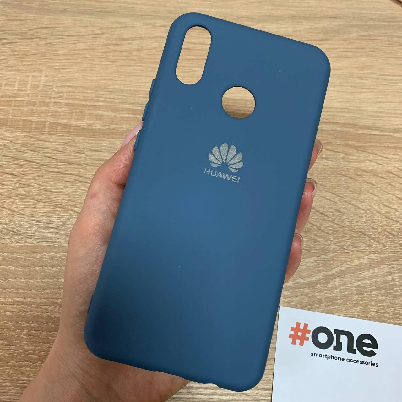 

Чехол для Huawei P Smart Plus с микрофиброй бархатный внутри накладка чехол на хуавей п смарт плюс синий CFA