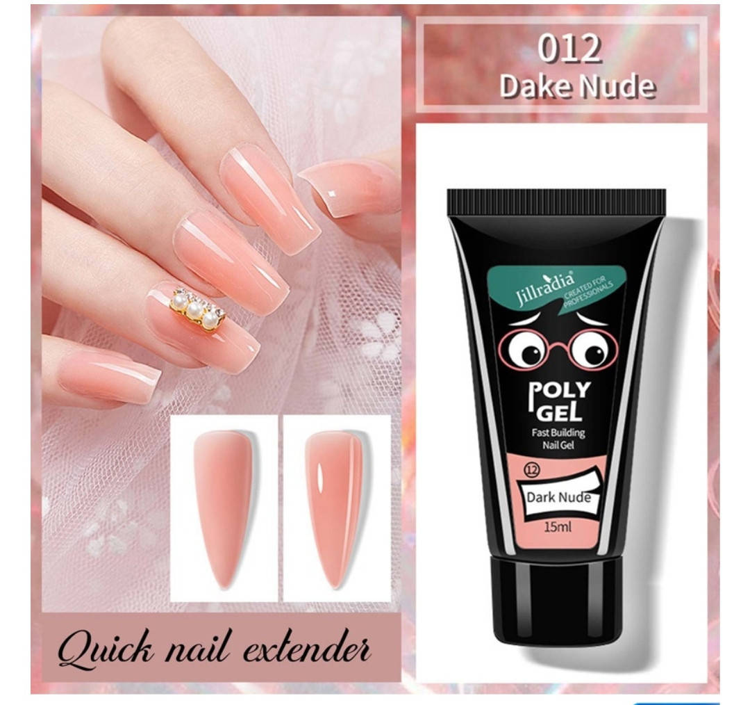 

Jillradia Полигель, Акрил гель, акригель для наращивания и укрепление ногтей 15мл. 12