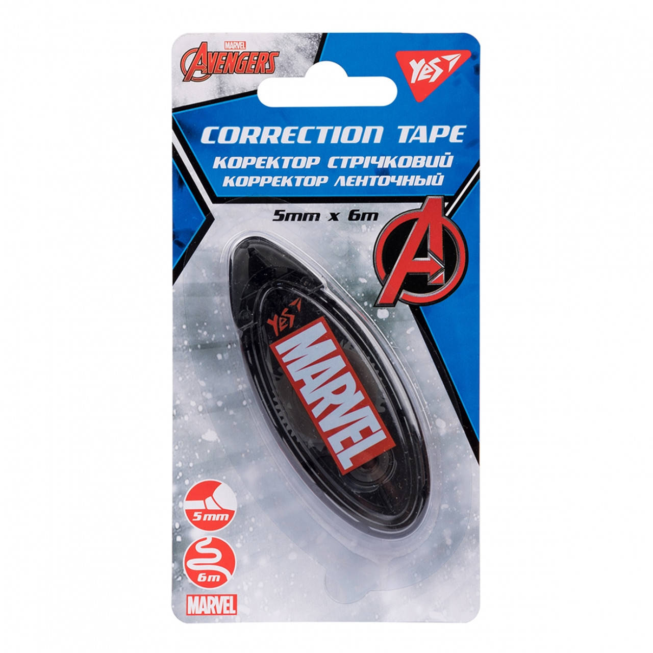 

Корректор YES ленточный 5мм х 6м "Marvel.Avengers"
