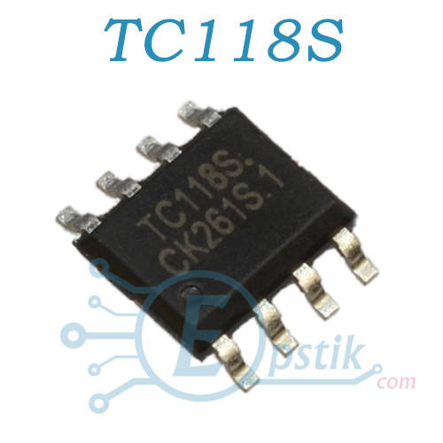 

TC118S, драйвер шагового и биполярного двигателя, 2.5А, SOP8