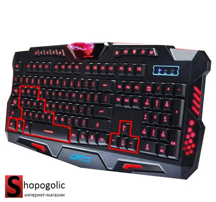 

Профессиональная Игровая Клавиатура с Подсветкой Проводная ENG (M90343)