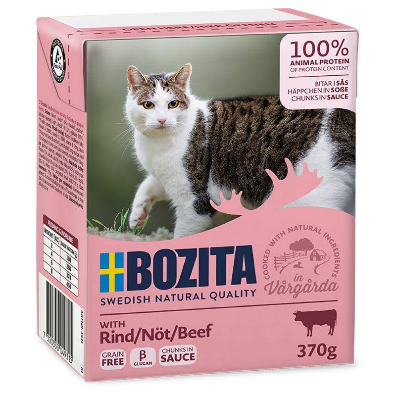 

Bozita (Бозита) корм для котов кусочки в соусе с говядиной (370г)