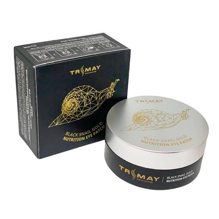 

Гидрогелевые патчи с муцином улитки Trimay Black Snail Gold Nutrition Eye Patch
