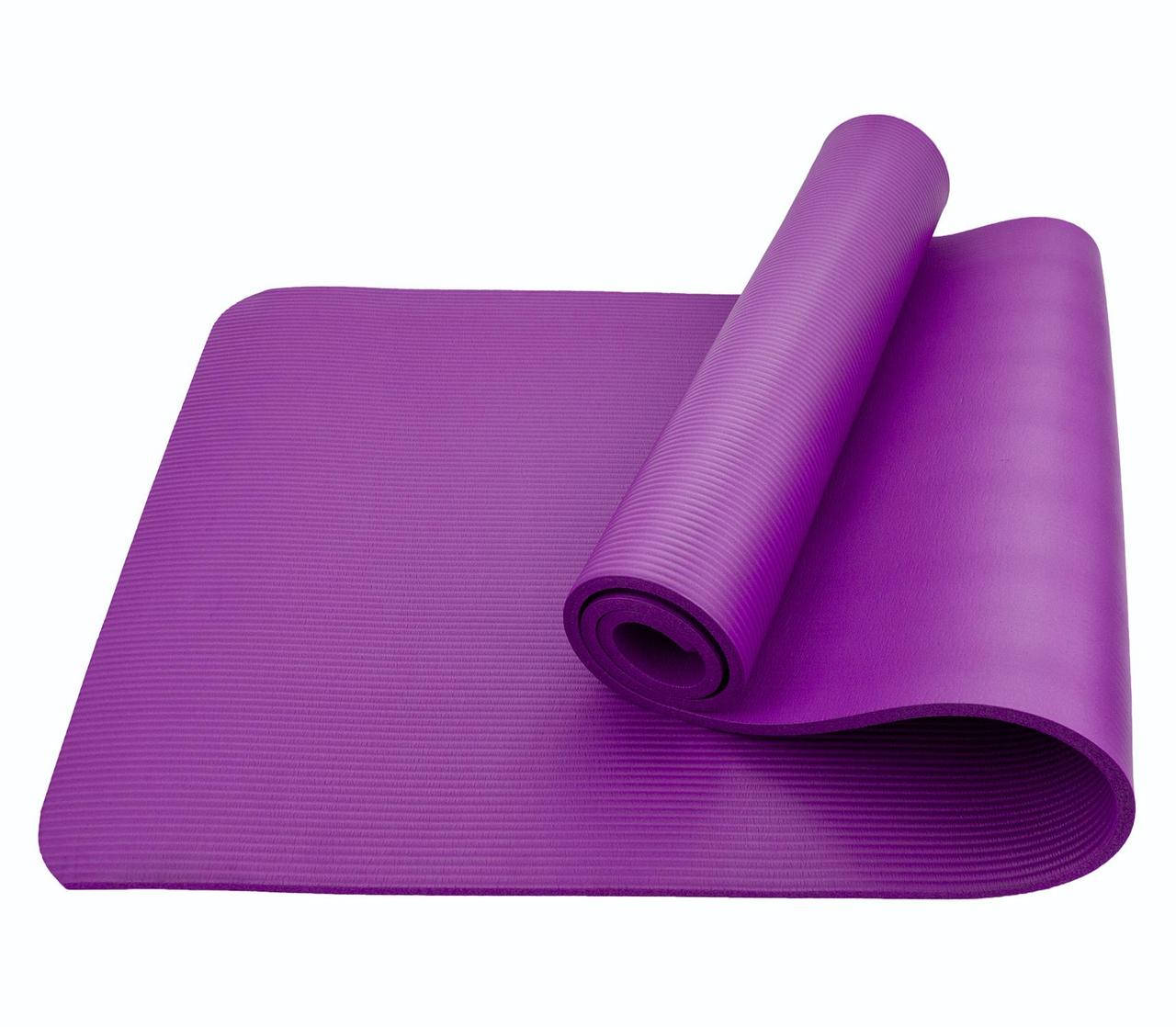 

Коврик (мат) для йоги и фитнеса Sportcraft NBR 1 см ES0007 Violet