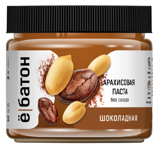 

Арахисовая паста Ё|батон Шоколадная (300 грамм)