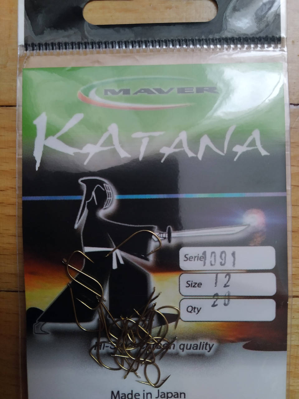 

Крючок Maver Katana 1091 №12 (20шт / уп)