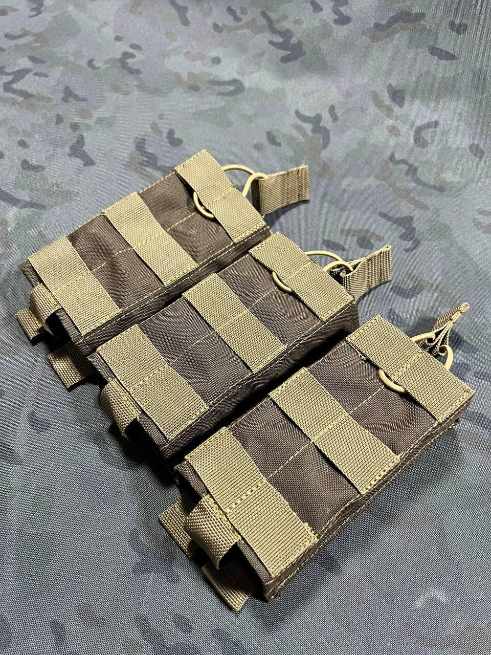 

Подсумок для магазина Тройной АК Cordura Американский Койот MOLLE