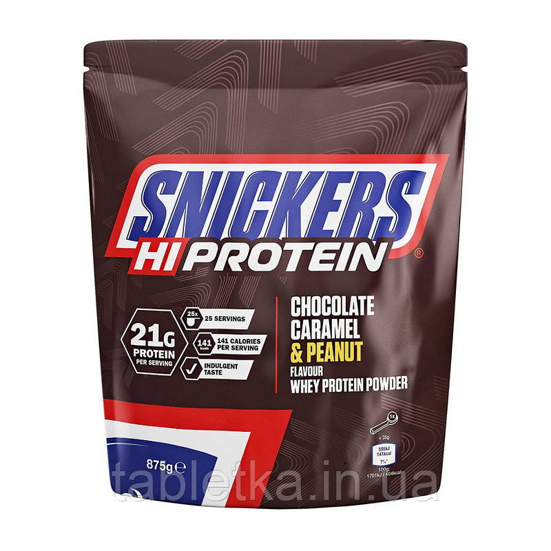 SNICKERS SNICKERS Hi Protein (875 g, chocolate caramel & peanut)