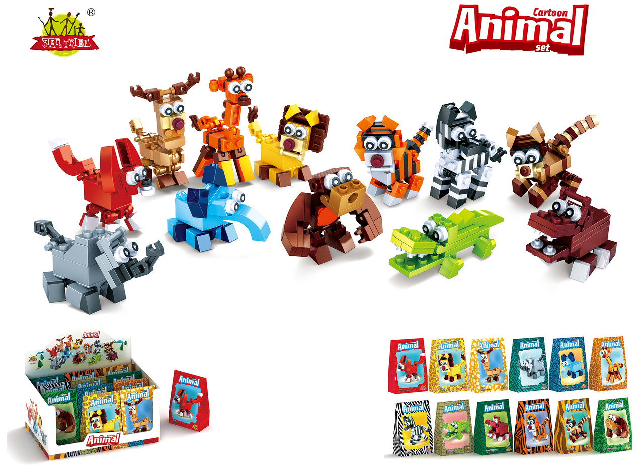 Конструктор Mini Blocks Світ Джунглів в асортименті (6773671)