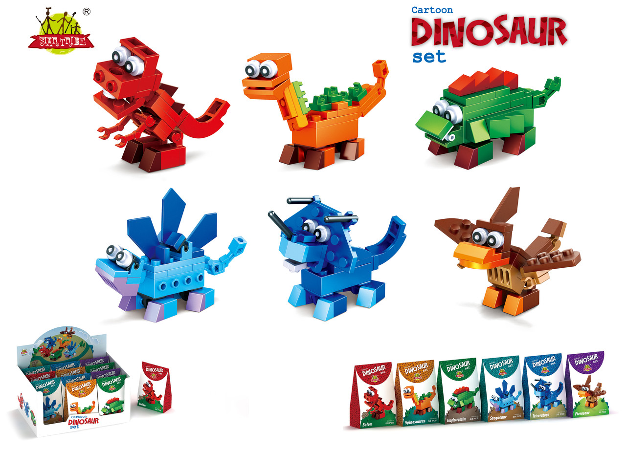 Конструктор Mini Blocks Динозаврик в асортименті (6773675)