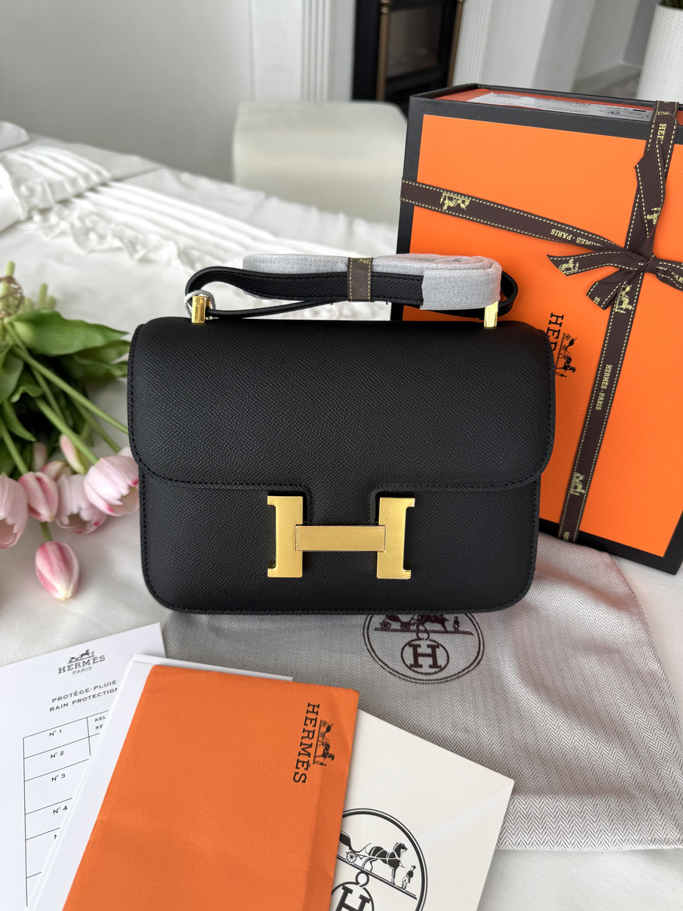 Hermes Constance Black Gold, фото 1