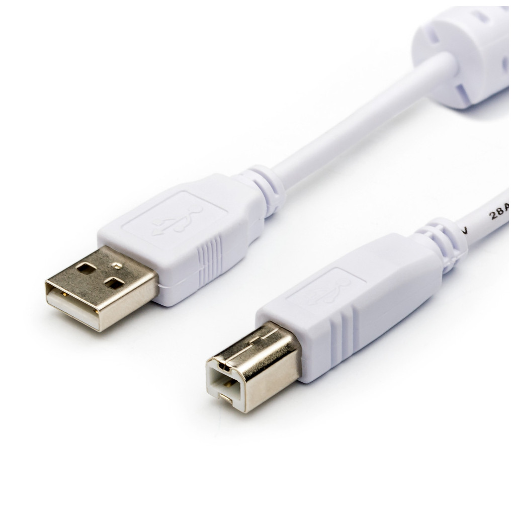 Кабель для принтера USB 2.0 AM/BM 1.8m Atcom (3795) —  Офіційний