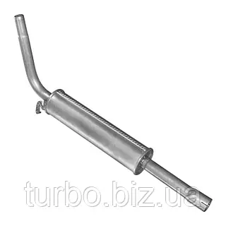 Резонатор POLMO VW Polo/Seat Cordoba; Ibiza/Skoda Fabia 1.6 алюмінізована сталь (23.85)