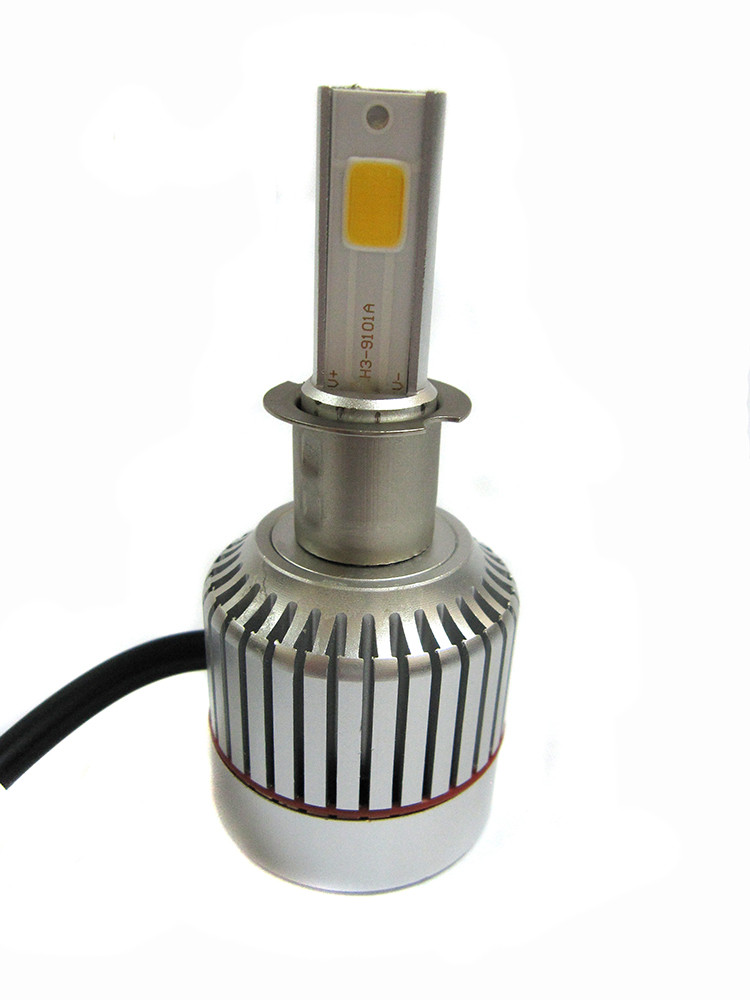 Світлодіодні лампи UKC Car Led Headlight H3 33W 3000LM 4500-5000K, фото 1
