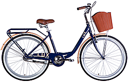 Велосипед ST 26" Dorozhnik LUX Velosteel рама-17" синій 2025 ORG