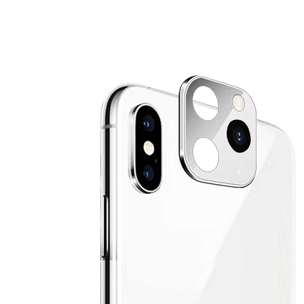 Скло для камери Apple iPhone X/XS/XS Max to 11 Pro Silver, фото 1