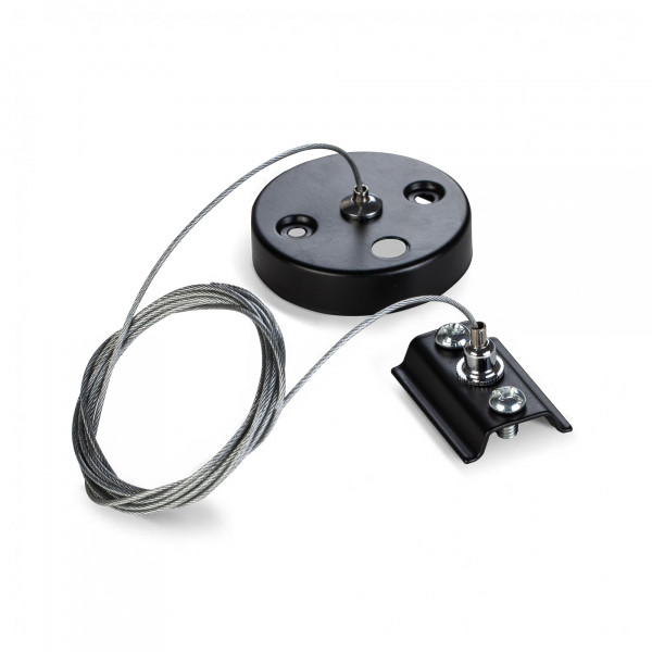 Набір для підвісного монтажу для шинопровода VIDEX чорний |neper-VL-T|, фото 1